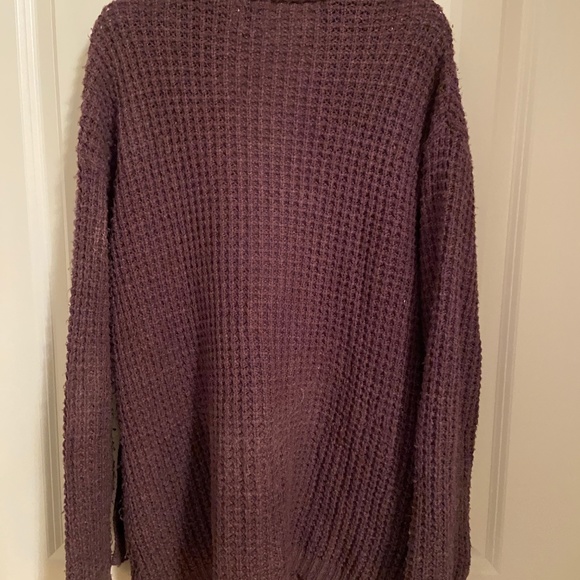 Cozy knit purple sweater - Picture 2 of 2